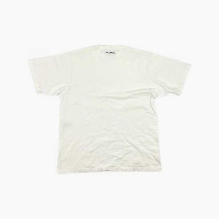 Balenciaga Balenciaga Men's White Short Sleeve T-Shirt Size US XS / EU 42 / 0 - 3 Thumbnail