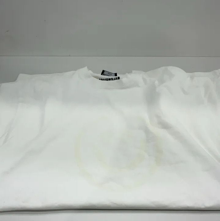 Balenciaga Balenciaga Men's White Short Sleeve T-Shirt Size US XS / EU 42 / 0 - 7 Thumbnail