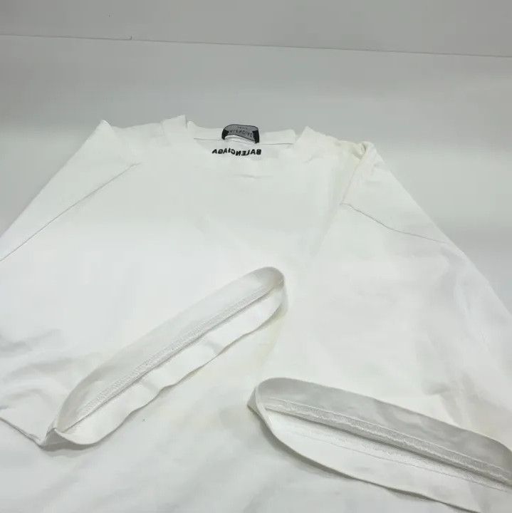 Balenciaga Balenciaga Men's White Short Sleeve T-Shirt Size US XS / EU 42 / 0 - 11 Thumbnail