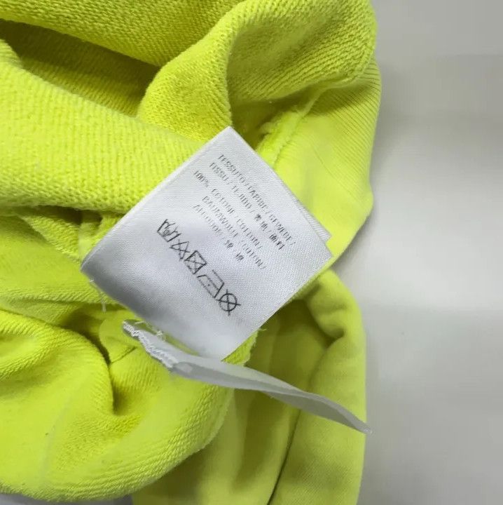 Balenciaga Balenciaga Crew Neon Yellow Hoodie Size US S / EU 44-46 / 1 - 5 Thumbnail