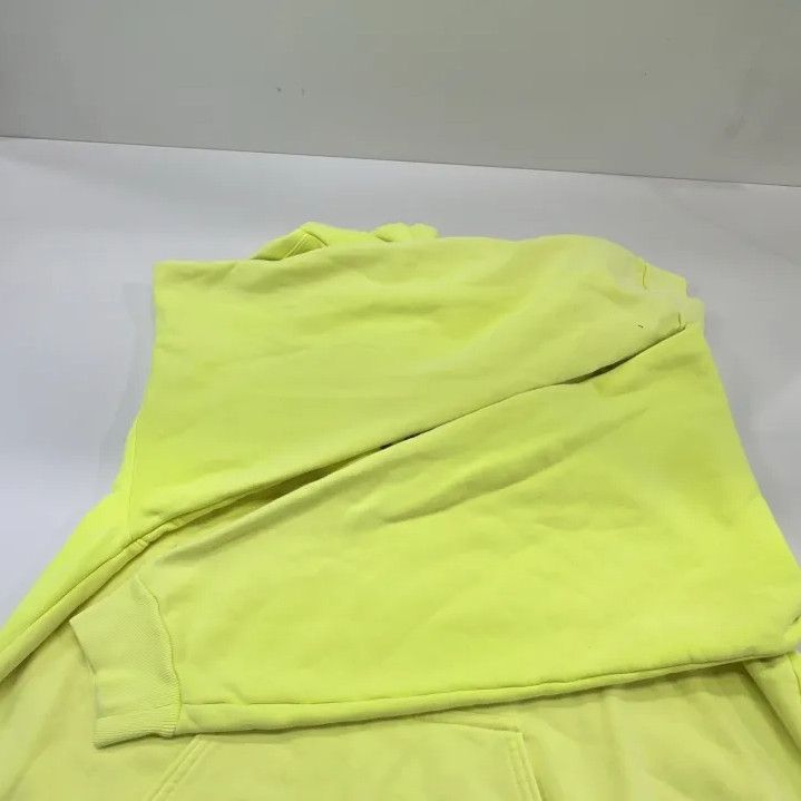 Balenciaga Balenciaga Crew Neon Yellow Hoodie Size US S / EU 44-46 / 1 - 12 Thumbnail