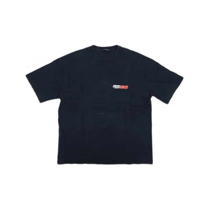 Balenciaga Balenciaga Black Graphic Short Sleeve T-shirt Size US M / EU 48-50 / 2 - 2 Thumbnail