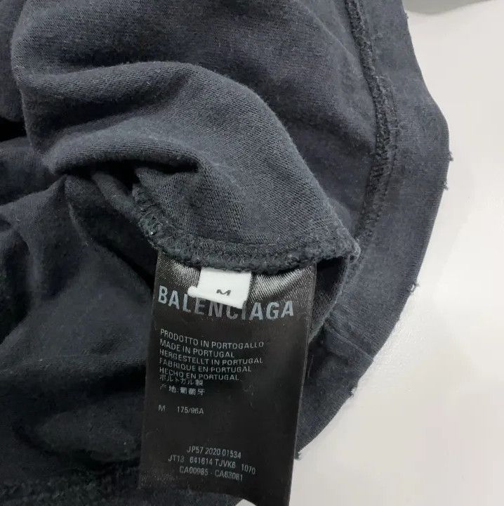 Balenciaga Balenciaga Black Marathon Graphic T-Shirt Size US M / EU 48-50 / 2 - 4 Thumbnail