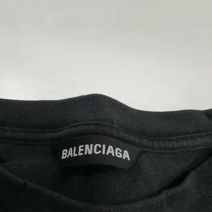 Balenciaga Balenciaga Black Marathon Graphic T-Shirt Size US M / EU 48-50 / 2 - 6 Thumbnail
