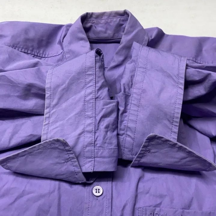 Balenciaga Balenciaga Purple Casual Long Sleeve Shirt Size US S / EU 44-46 / 1 - 9 Thumbnail