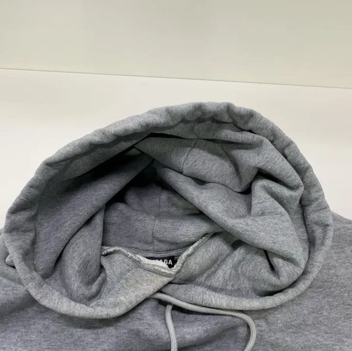 Balenciaga Balenciaga Small Logo Gray Hoodie Size US S / EU 44-46 / 1 - 8 Thumbnail