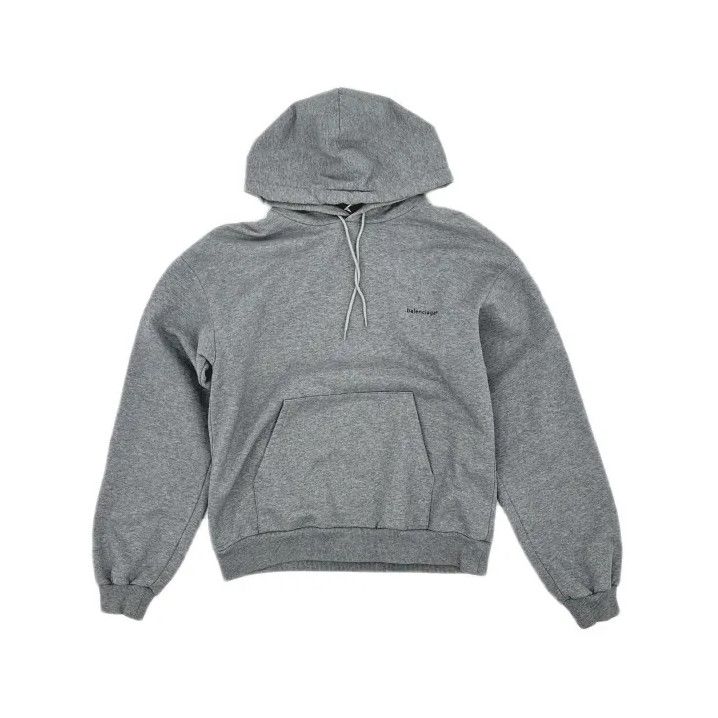 Balenciaga Balenciaga Small Logo Gray Hoodie Size US S / EU 44-46 / 1 - 2 Thumbnail