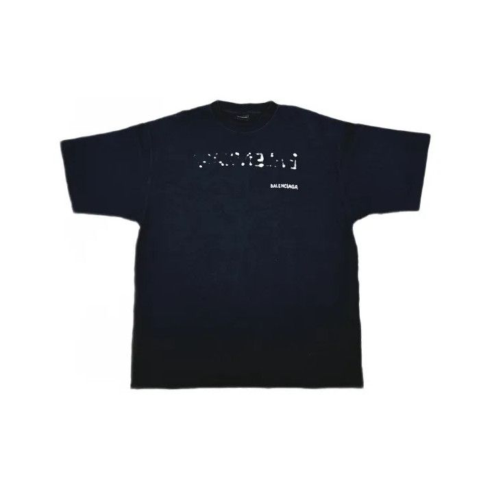 Balenciaga Balenciaga SS23 Logo Print Black T-Shirt Size US XL / EU 56 / 4 - 2 Thumbnail