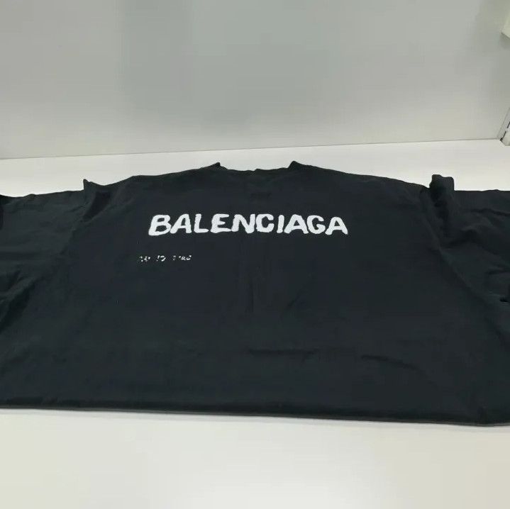 Balenciaga Balenciaga SS23 Logo Print Black T-Shirt Size US XL / EU 56 / 4 - 14 Thumbnail