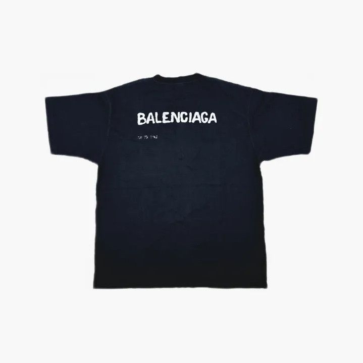 Balenciaga Balenciaga SS23 Logo Print Black T-Shirt Size US XL / EU 56 / 4 - 3 Thumbnail