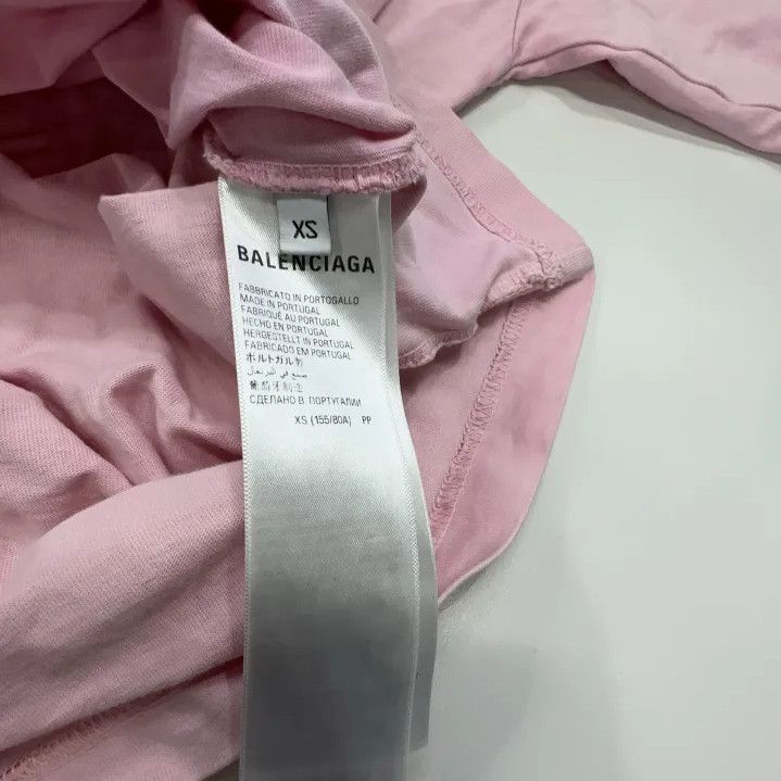 Balenciaga Balenciaga Pink Short Sleeve T-Shirt for Unisex Size US XS / EU 42 / 0 - 5 Thumbnail