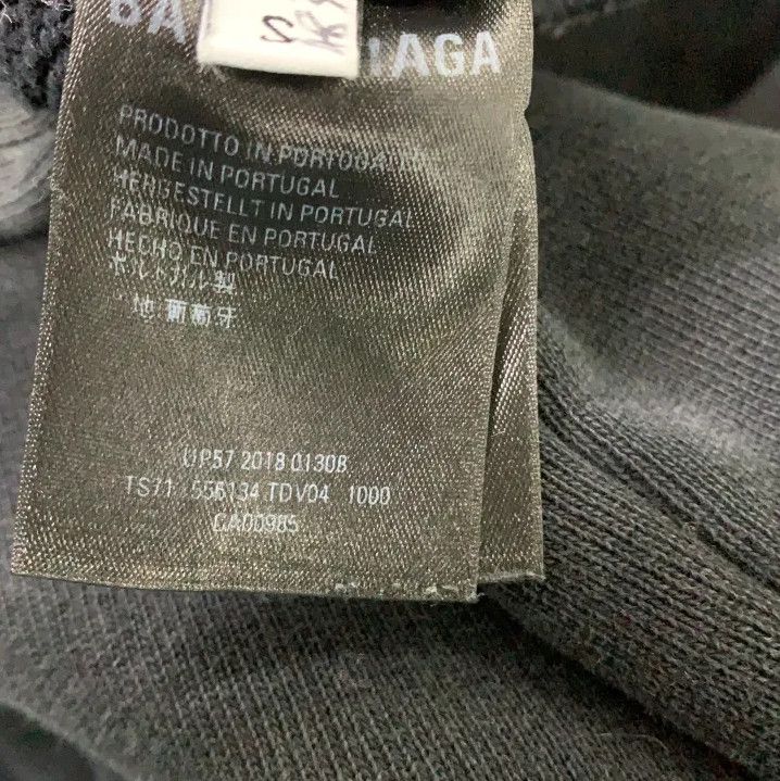 Balenciaga Balenciaga Black Logo Cloud Knit Sweatpants Size US 26 / EU 42 - 4 Thumbnail