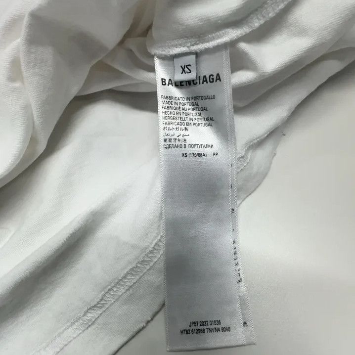 Balenciaga Balenciaga Graphic Print White Short Sleeve T-Shirt Size US XS / EU 42 / 0 - 4 Thumbnail