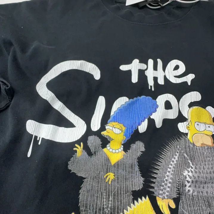 Balenciaga Balenciaga x THE SIMPSONS Cartoon Print Black T-Shirt Size US L / EU 52-54 / 3 - 15 Thumbnail