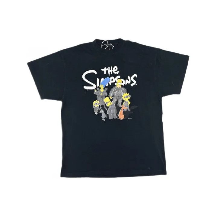 Balenciaga Balenciaga x THE SIMPSONS Cartoon Print Black T-Shirt Size US L / EU 52-54 / 3 - 2 Thumbnail