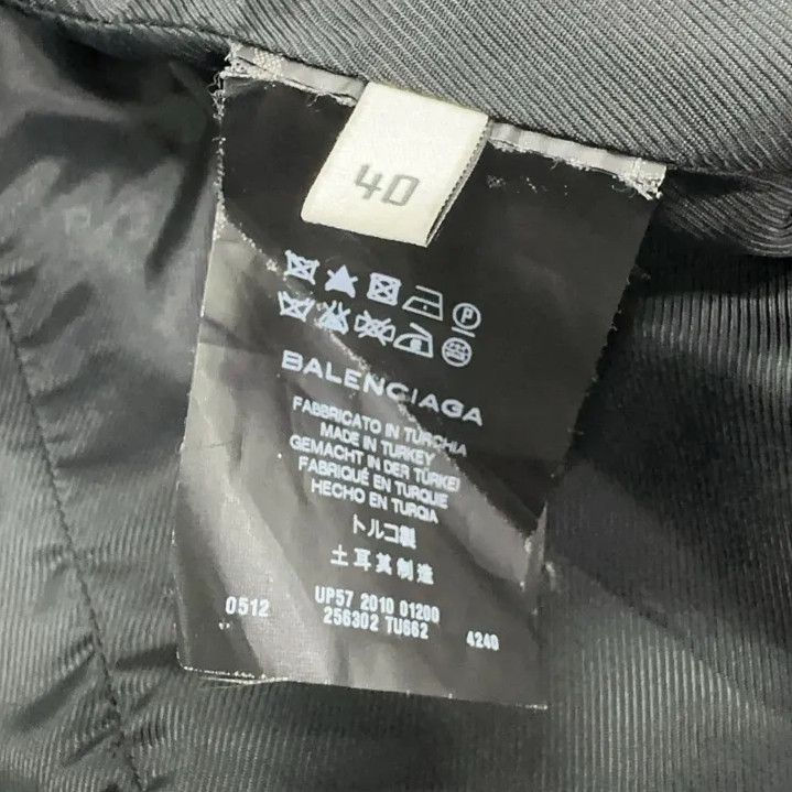Balenciaga Balenciaga Blue Biker Leather Jacket for Unisex Size US M / EU 48-50 / 2 - 4 Thumbnail