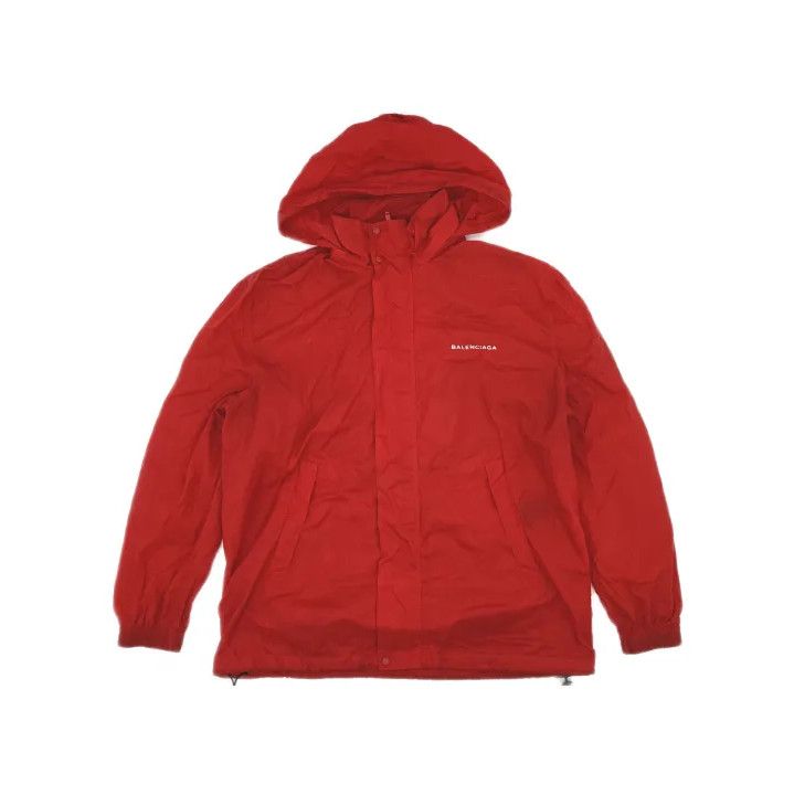 Balenciaga Balenciaga Red Zip-Up Long Sleeve Jacket Size US L / EU 52-54 / 3 - 2 Thumbnail