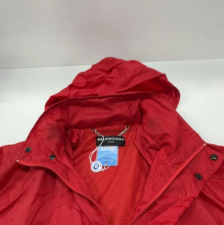 Balenciaga Balenciaga Red Zip-Up Long Sleeve Jacket Size US L / EU 52-54 / 3 - 9 Thumbnail