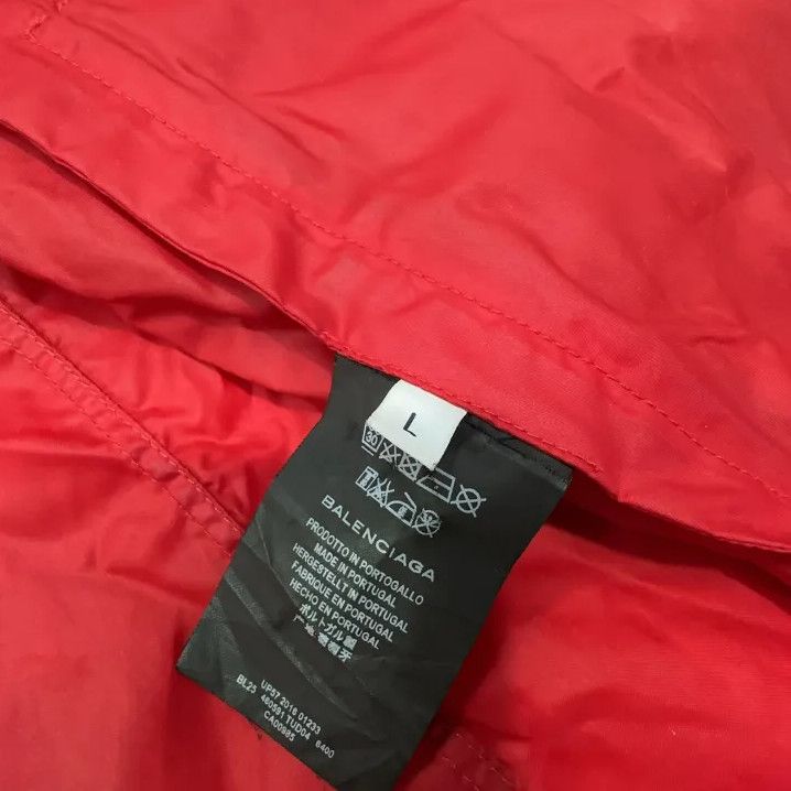 Balenciaga Balenciaga Red Zip-Up Long Sleeve Jacket Size US L / EU 52-54 / 3 - 5 Thumbnail