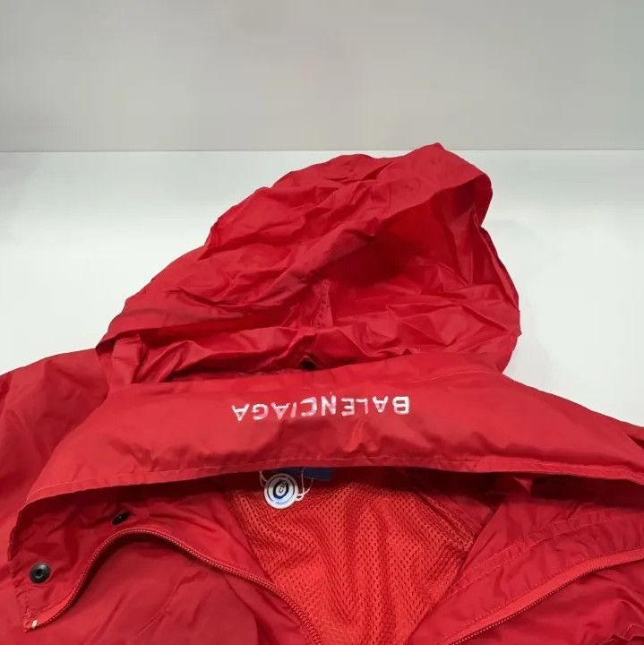 Balenciaga Balenciaga Red Zip-Up Long Sleeve Jacket Size US L / EU 52-54 / 3 - 8 Thumbnail