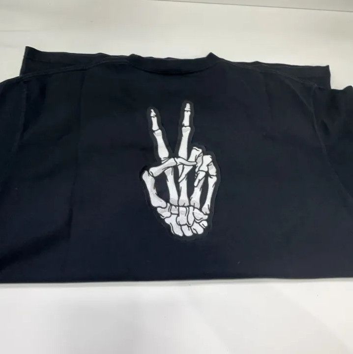 Balenciaga Balenciaga SS21 Drip Peace Black T-Shirt Size US L / EU 52-54 / 3 - 12 Thumbnail