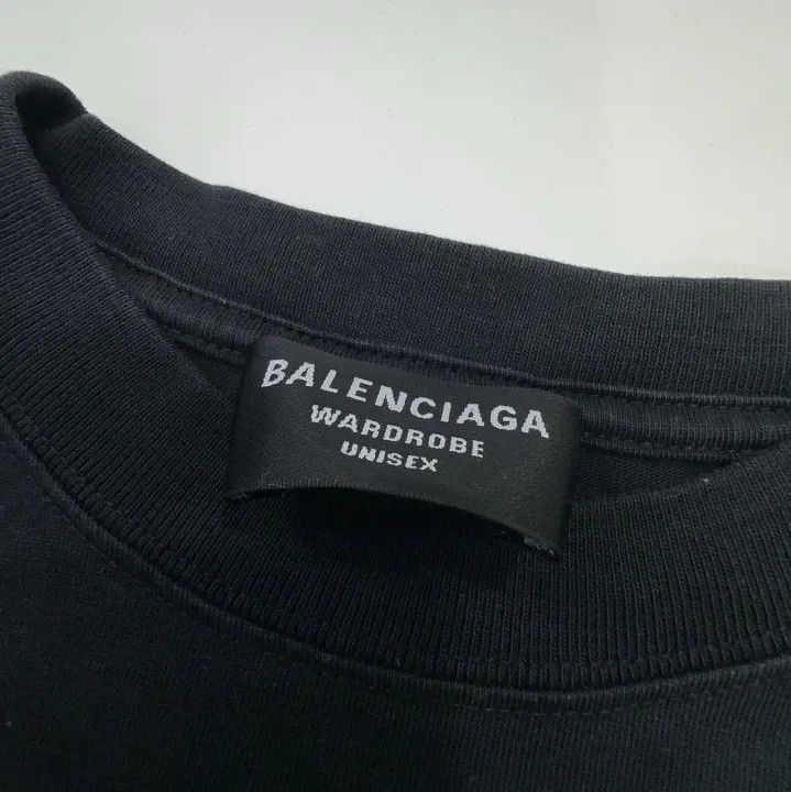 Balenciaga Balenciaga SS21 Drip Peace Black T-Shirt Size US L / EU 52-54 / 3 - 4 Thumbnail