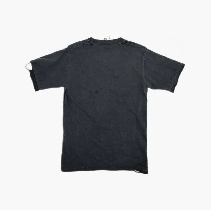 Balenciaga Balenciaga Black Distressed Print Cotton T-Shirt Size US S / EU 44-46 / 1 - 3 Thumbnail