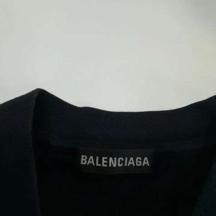 Balenciaga Balenciaga Black Long Sleeve Graphic T-Shirt Size US S / EU 44-46 / 1 - 6 Thumbnail