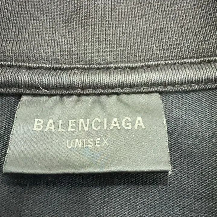 Balenciaga Balenciaga Black Short Sleeve Logo T-Shirt Size US S / EU 44-46 / 1 - 4 Thumbnail