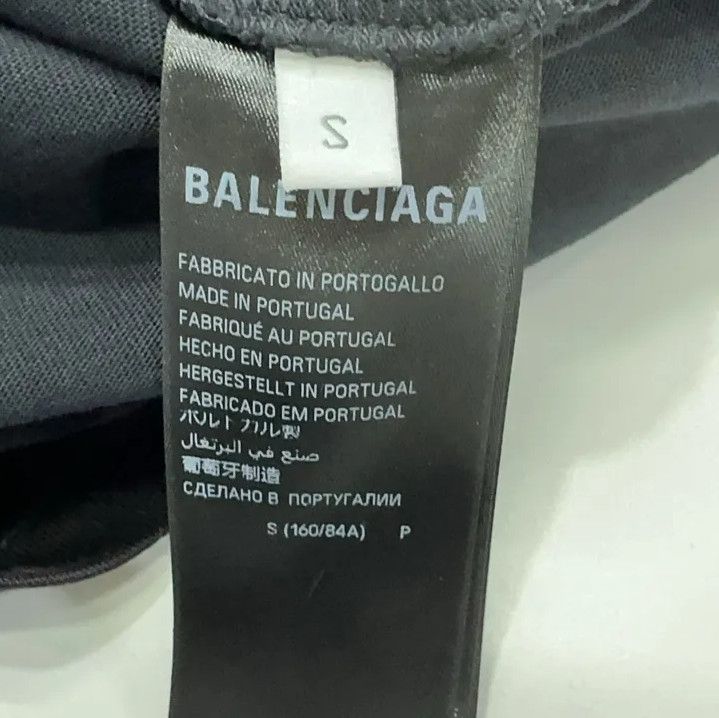 Balenciaga Balenciaga Black Short Sleeve Logo T-Shirt Size US S / EU 44-46 / 1 - 5 Thumbnail