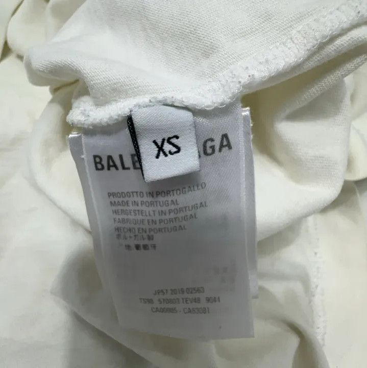 Balenciaga Balenciaga White BB Logo T-Shirt for Men Size US XS / EU 42 / 0 - 4 Thumbnail