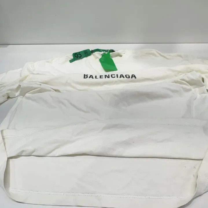 Balenciaga Balenciaga White BB Logo T-Shirt for Men Size US XS / EU 42 / 0 - 7 Thumbnail