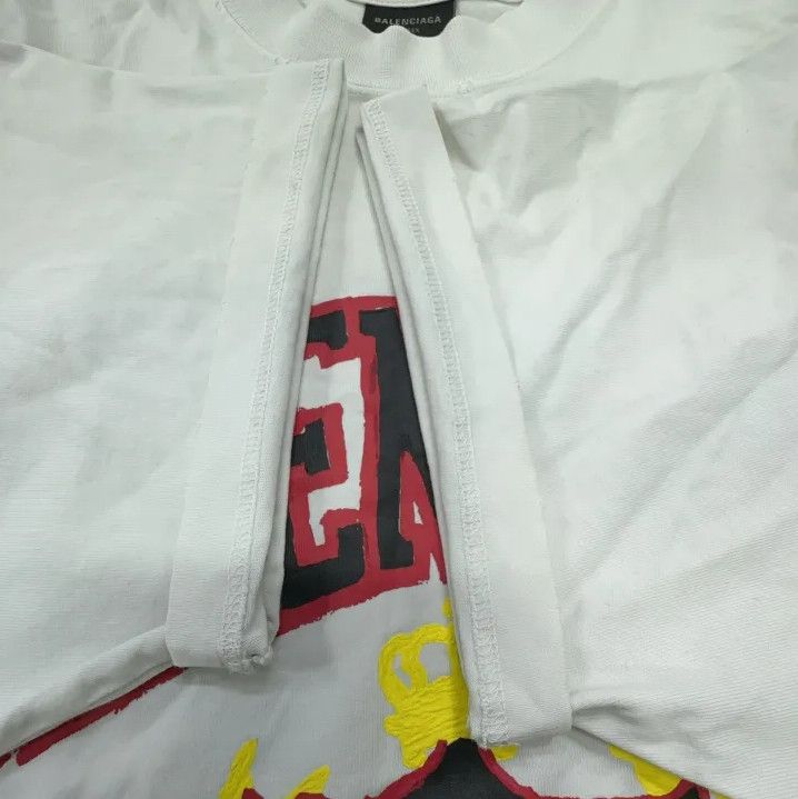Balenciaga Balenciaga SS23 Logo Graphic Short Sleeve T-Shirt Size US S / EU 44-46 / 1 - 8 Thumbnail