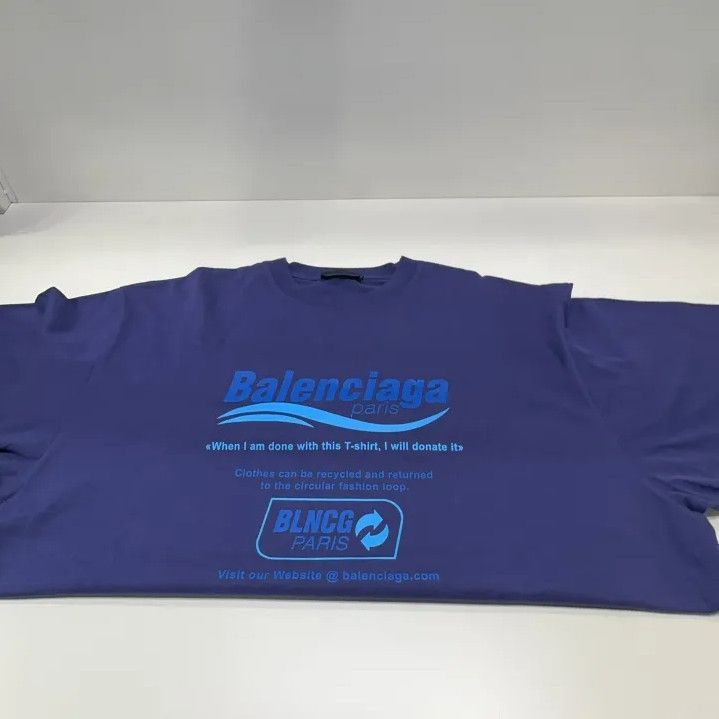 Balenciaga Balenciaga Vintage Letter Print Short Sleeve T-Shirt Size US XS / EU 42 / 0 - 9 Thumbnail
