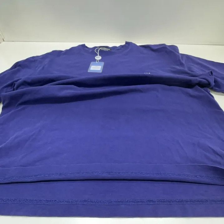 Balenciaga Balenciaga FW21 Blue Logo Short Sleeve T-Shirt Size US M / EU 48-50 / 2 - 9 Thumbnail