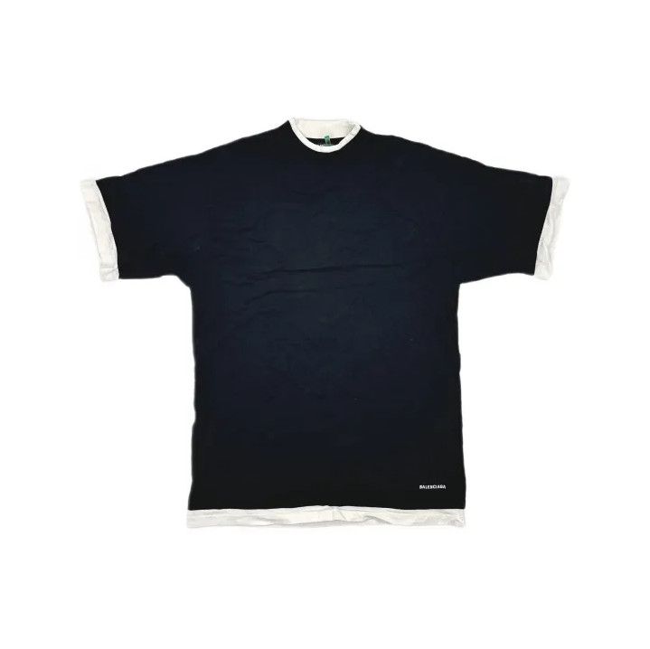 Balenciaga Balenciaga Black Color Block Short Sleeve T-Shirt Size US S / EU 44-46 / 1 - 2 Thumbnail