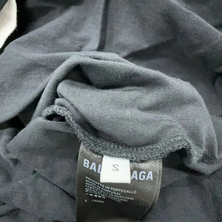 Balenciaga Balenciaga Black Color Block Short Sleeve T-Shirt Size US S / EU 44-46 / 1 - 5 Thumbnail