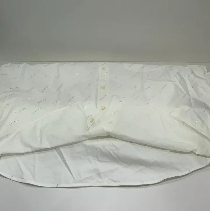 Balenciaga Balenciaga White Pocket Detail Long Sleeve Shirt Size US M / EU 48-50 / 2 - 12 Thumbnail