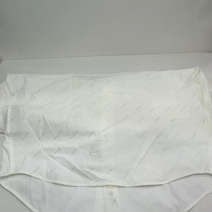 Balenciaga Balenciaga White Pocket Detail Long Sleeve Shirt Size US M / EU 48-50 / 2 - 17 Thumbnail