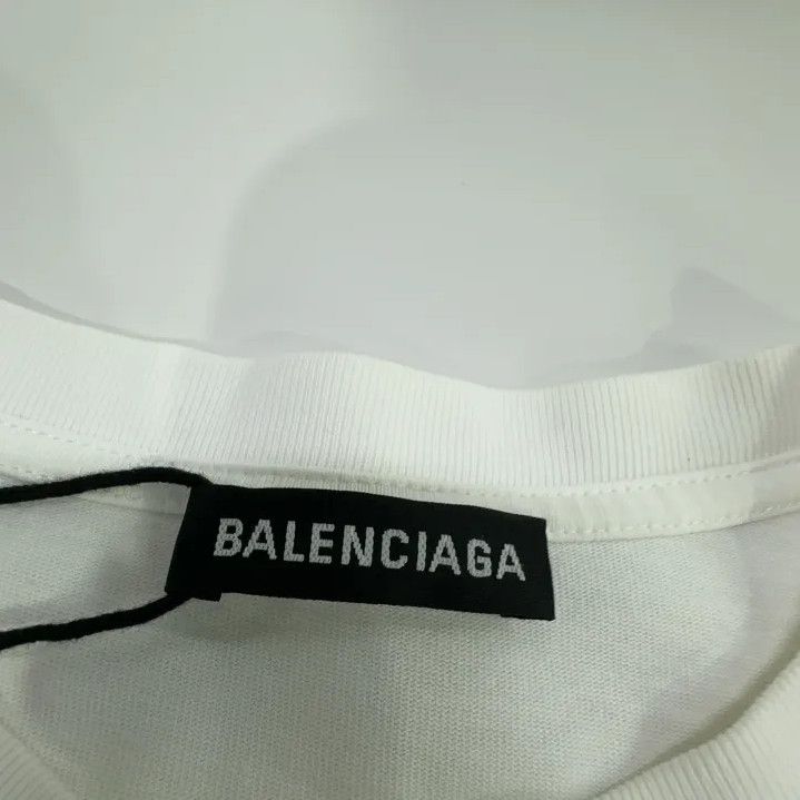 Balenciaga Balenciaga Logo Print Comfortable Short Sleeve Tee Size US M / EU 48-50 / 2 - 5 Thumbnail