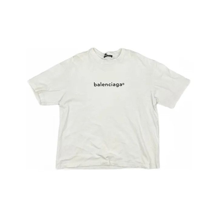 Balenciaga Balenciaga Logo Print Comfortable Short Sleeve Tee Size US M / EU 48-50 / 2 - 2 Thumbnail