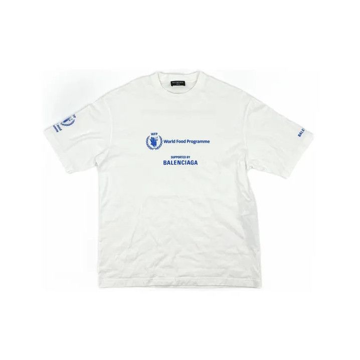 Balenciaga Balenciaga World Food Programme Logo T-Shirt Size US M / EU 48-50 / 2 - 2 Thumbnail