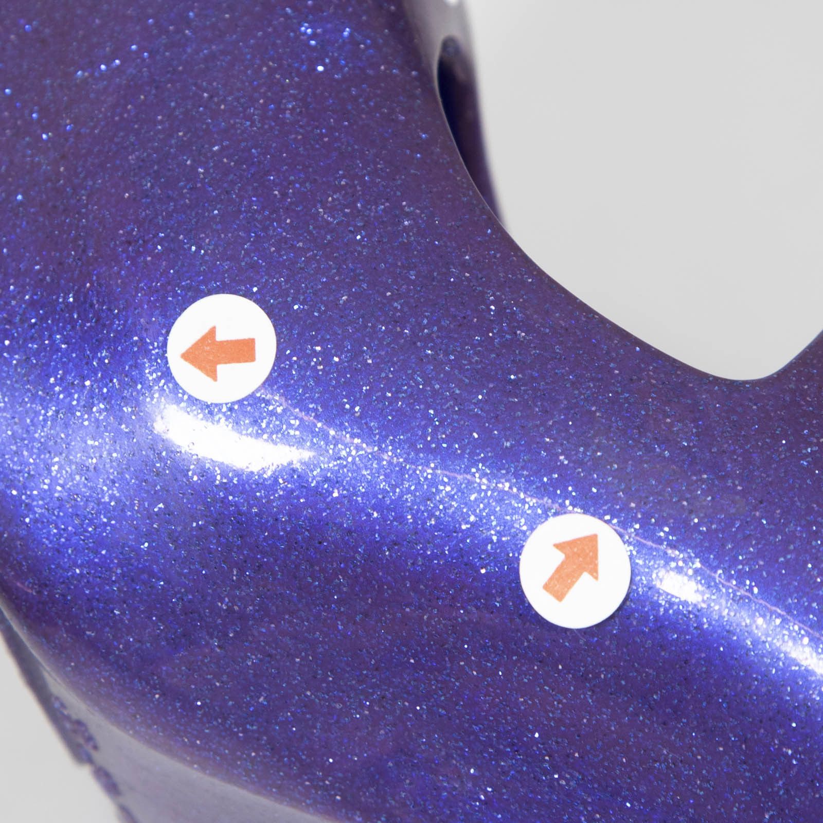 Vivienne Westwood Vivienne Westwood Anglomania + Melissa Purple Glitter Elevated Three Strap Heels Size US 9 / IT 39 - 11 Thumbnail
