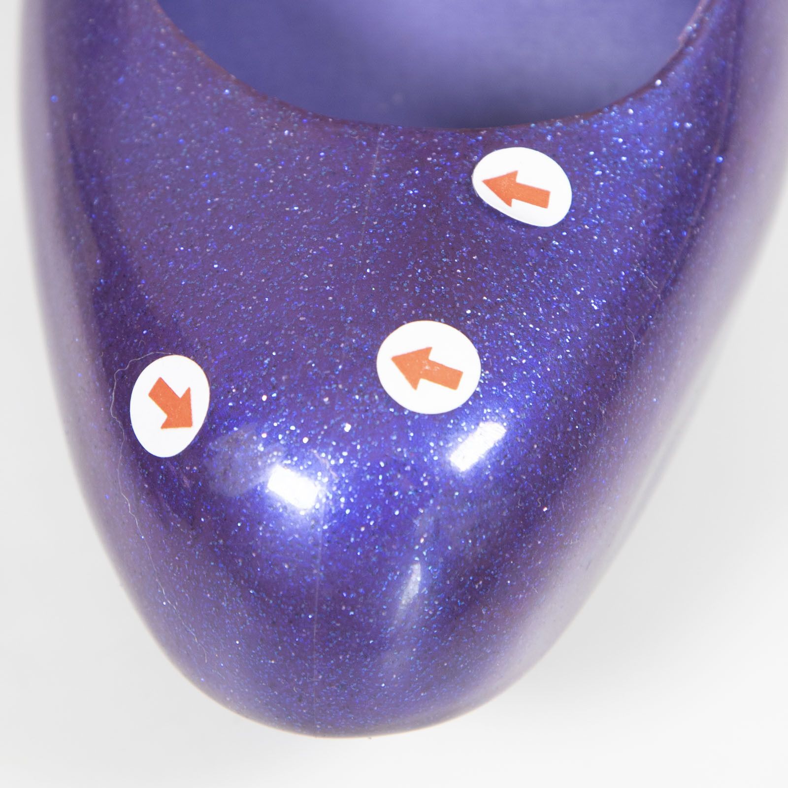 Vivienne Westwood Vivienne Westwood Anglomania + Melissa Purple Glitter Elevated Three Strap Heels Size US 9 / IT 39 - 17 Thumbnail