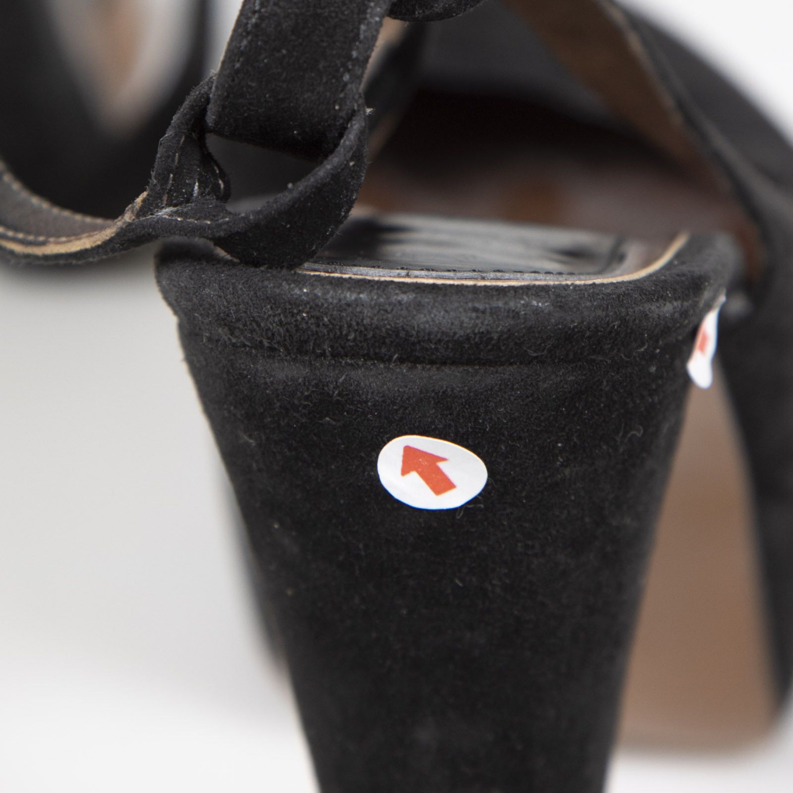 Marni Black Suede Platform Ankle Strap Heels Size US 7.5 / IT 37.5 - 8 Thumbnail