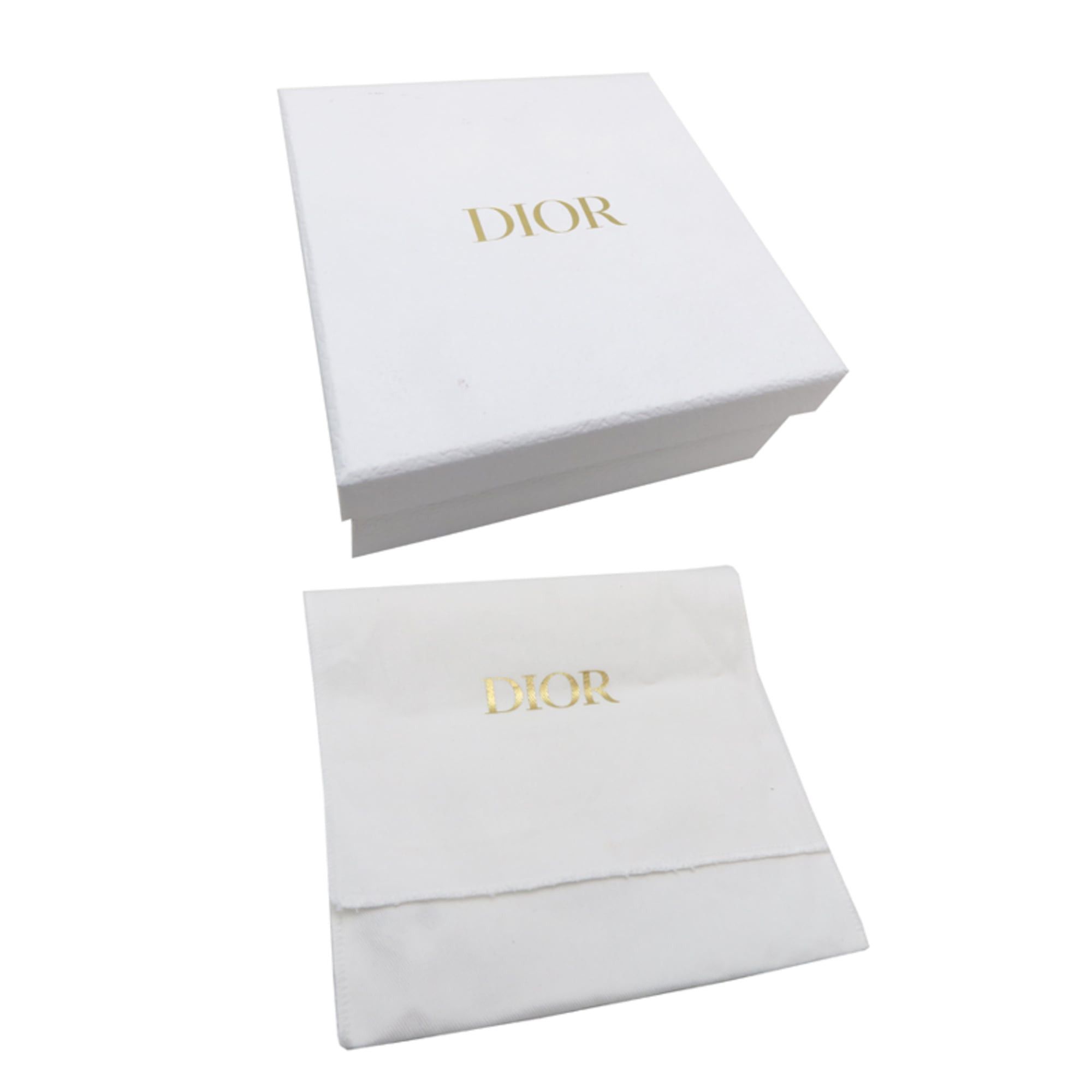 Dior Christian Dior Glycine Women's Wallet/Coin Case S0966ONMJ M51U Lamb Beige Size ONE SIZE - 9 Thumbnail