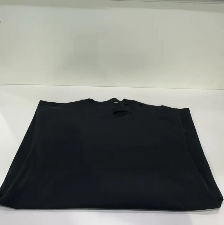 Balenciaga Balenciaga Distressed Logo Short Sleeve T-Shirt Size US XS / EU 42 / 0 - 15 Thumbnail