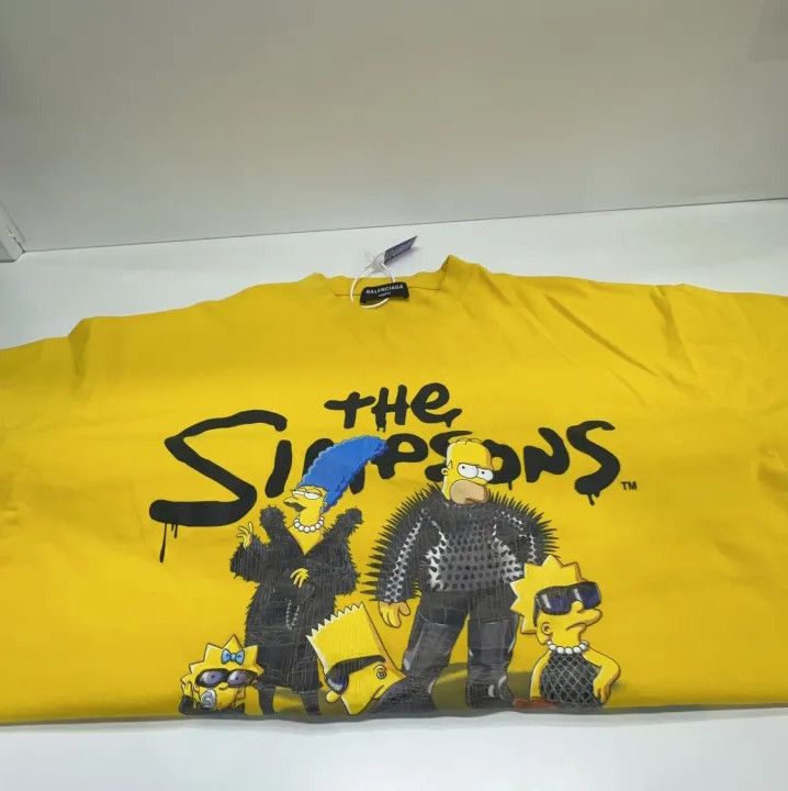 Balenciaga Balenciaga The Simpsons Graphic Tee Size US S / EU 44-46 / 1 - 8 Thumbnail