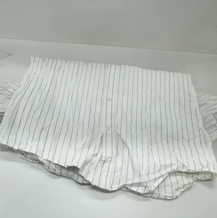 Balenciaga Balenciaga Striped Logo Short Sleeve Shirt Size US S / EU 44-46 / 1 - 9 Thumbnail