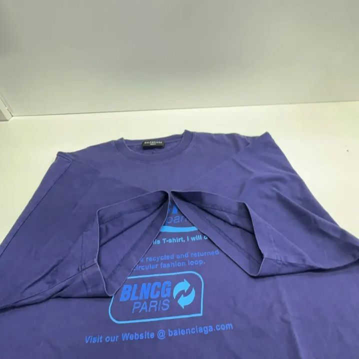 Balenciaga Balenciaga FW21 Retro Logo Loose Fit T-Shirt Size US XS / EU 42 / 0 - 10 Thumbnail